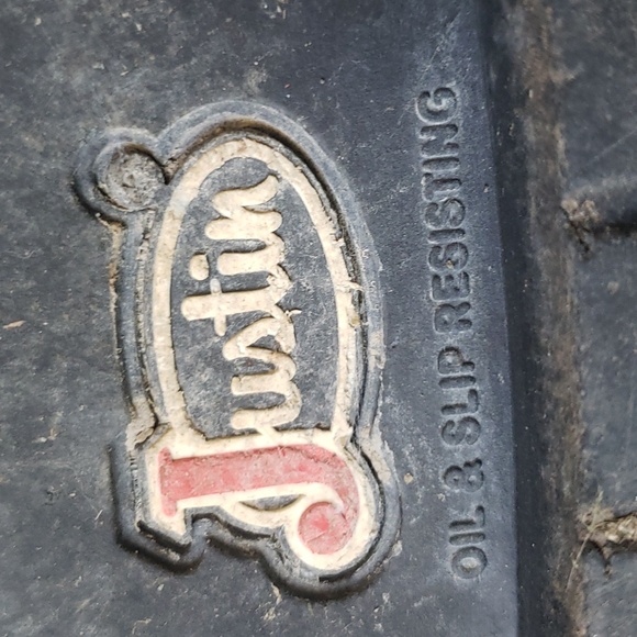 Justin Original Work Men Stampede Rugged Cowhide Work Square Toe SE4681/ 10.5 EE - Picture 15 of 17